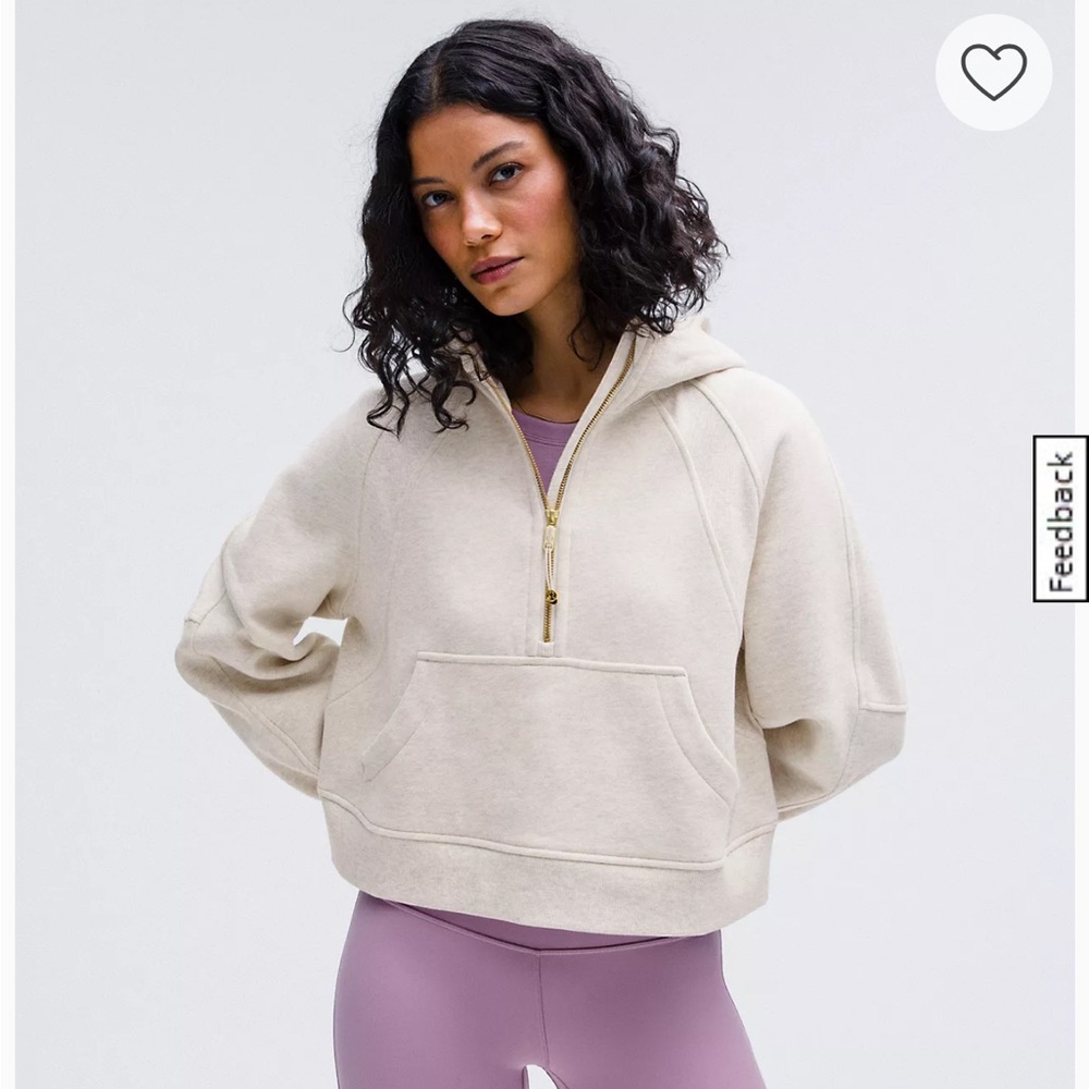 Lululemon Scuba Oversized half-zip